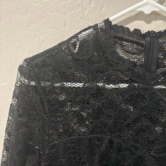 Stanzino Black Lace Long Sleeve Dress - Picture 5 of 8